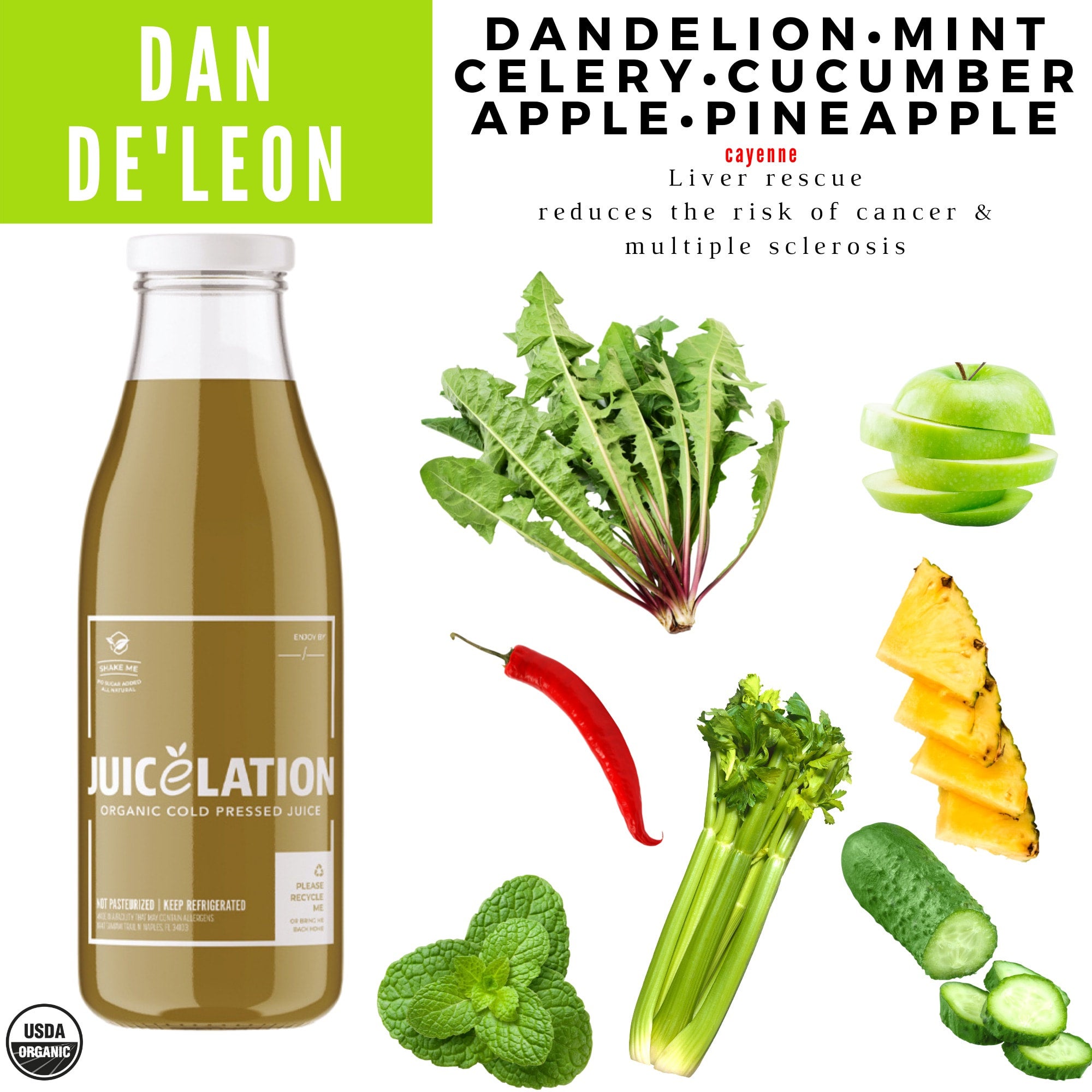 Dandelion Organic Juice JUICELATION